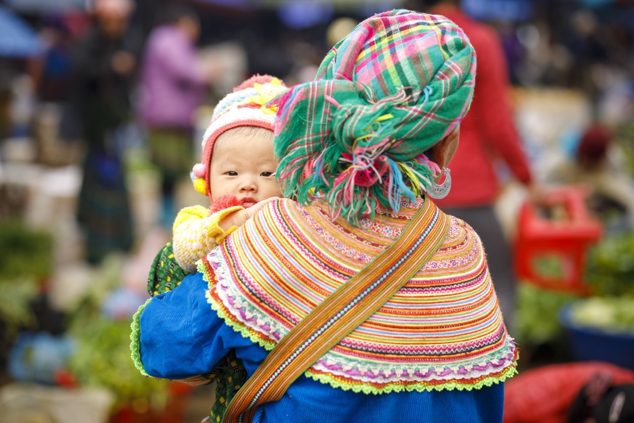 Can Cau ethnic market in Bac Ha