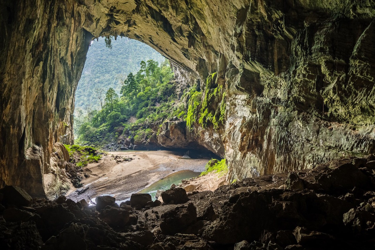 Son Doong, the largest cave in the world in Central Vietnam