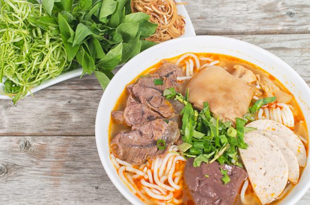 Le bun bo hue au vietnam