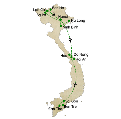 circuit Découverte du Vietnam en 15 jours
