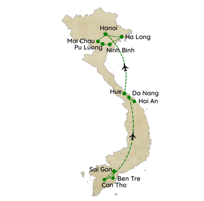 Circuit authentique de 14 jours au Vietnam