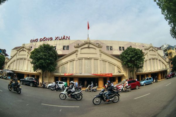 marché de Dong Xuan a Hanoi