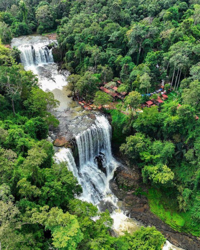Cascade de Bou Sra dans la province de Mondulkiri, au Cambodge