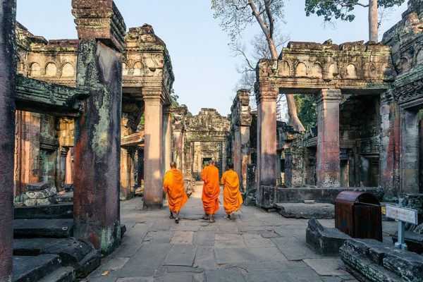 Paysage culturel du Cambodge avec ses temples et sites historiques