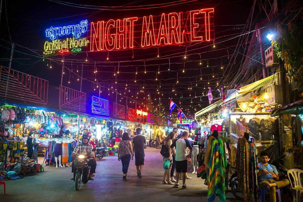 Marché nocturne d’Angkor
