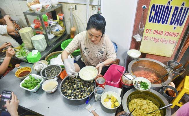 marché de Dong Xuan a Hanoi