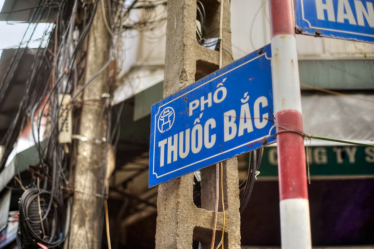 rue Thuoc bac a Hanoi