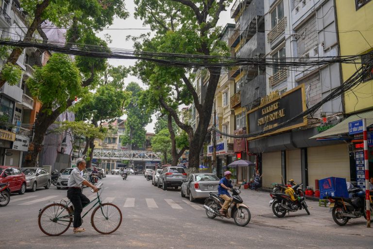 rue plus court de Hanoi