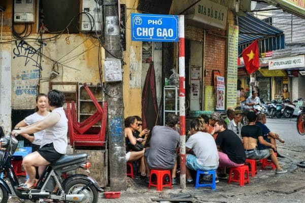 rue Cho Gao a Hanoi