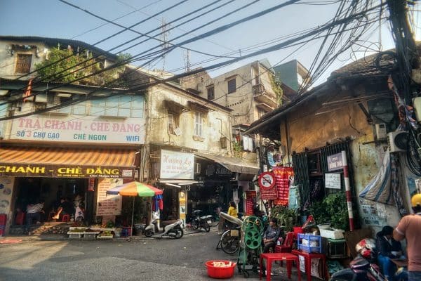 rue Cho Gao a Hanoi