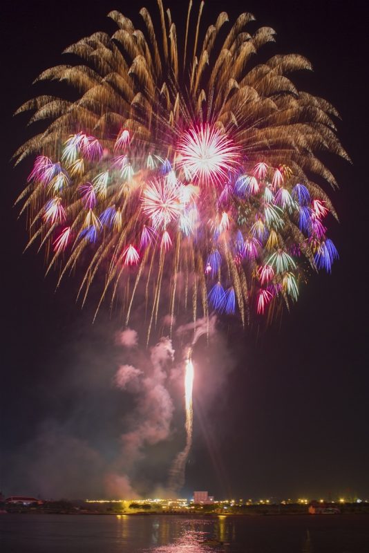 feux d'artifiche au vietnam