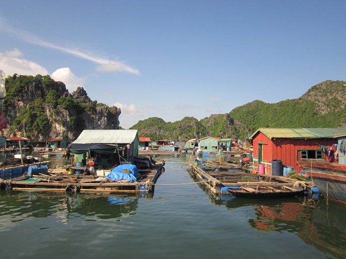 Le village de pêcheurs de Cai Beo