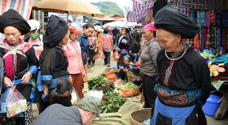 Marché Sin Ho à Lai Chau, nord Vietnam