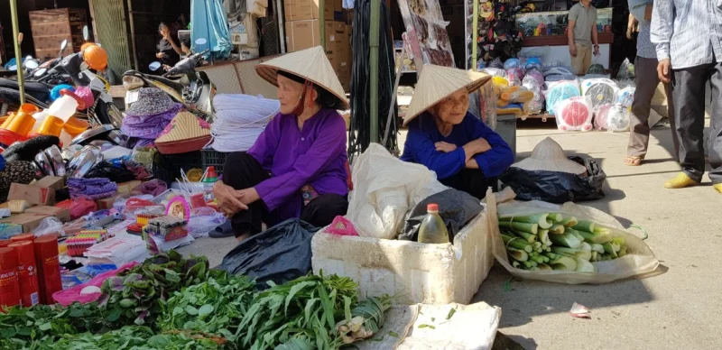visite marché au vietnamien