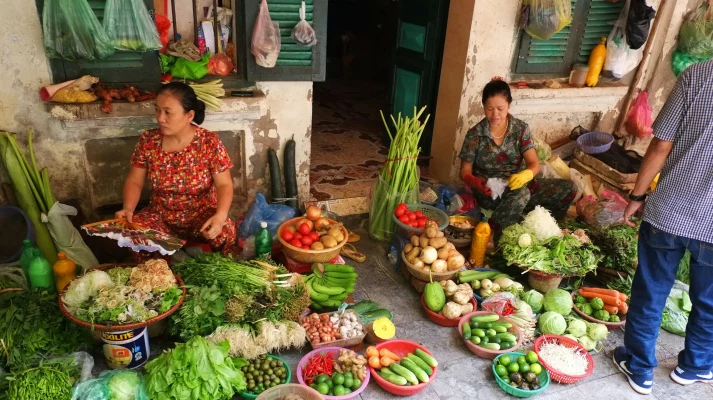 Découvrez le marché au Vietnam 