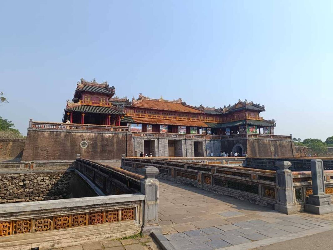 Entrée de la Cité impériale de Hué au centre du Vietnam