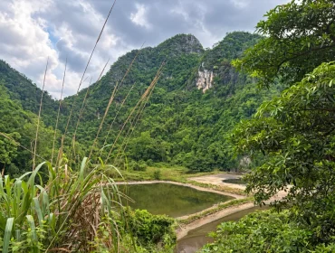 Paysage au village de Viet Hai