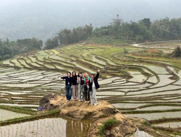 Jeunes guides en formation dans les villages de Xam Khoe près de Mai Chau