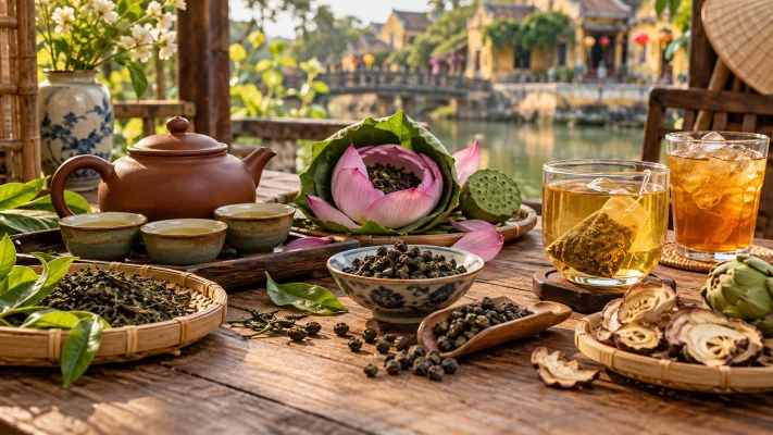Dégustation de thé vietnamien