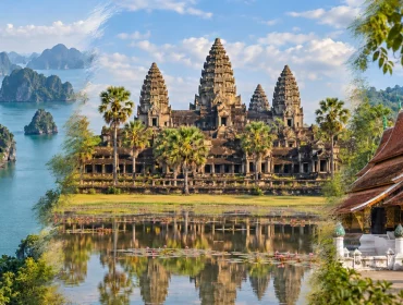 De la baie d’Halong aux temples d’Angkor et de Luang Prabang : trois escales au Vietnam, au Cambodge et au Laos.